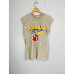 Vintage Animals USA Tour 1983 Sleeveless T-shirt, Size XL (Fits like Medium)